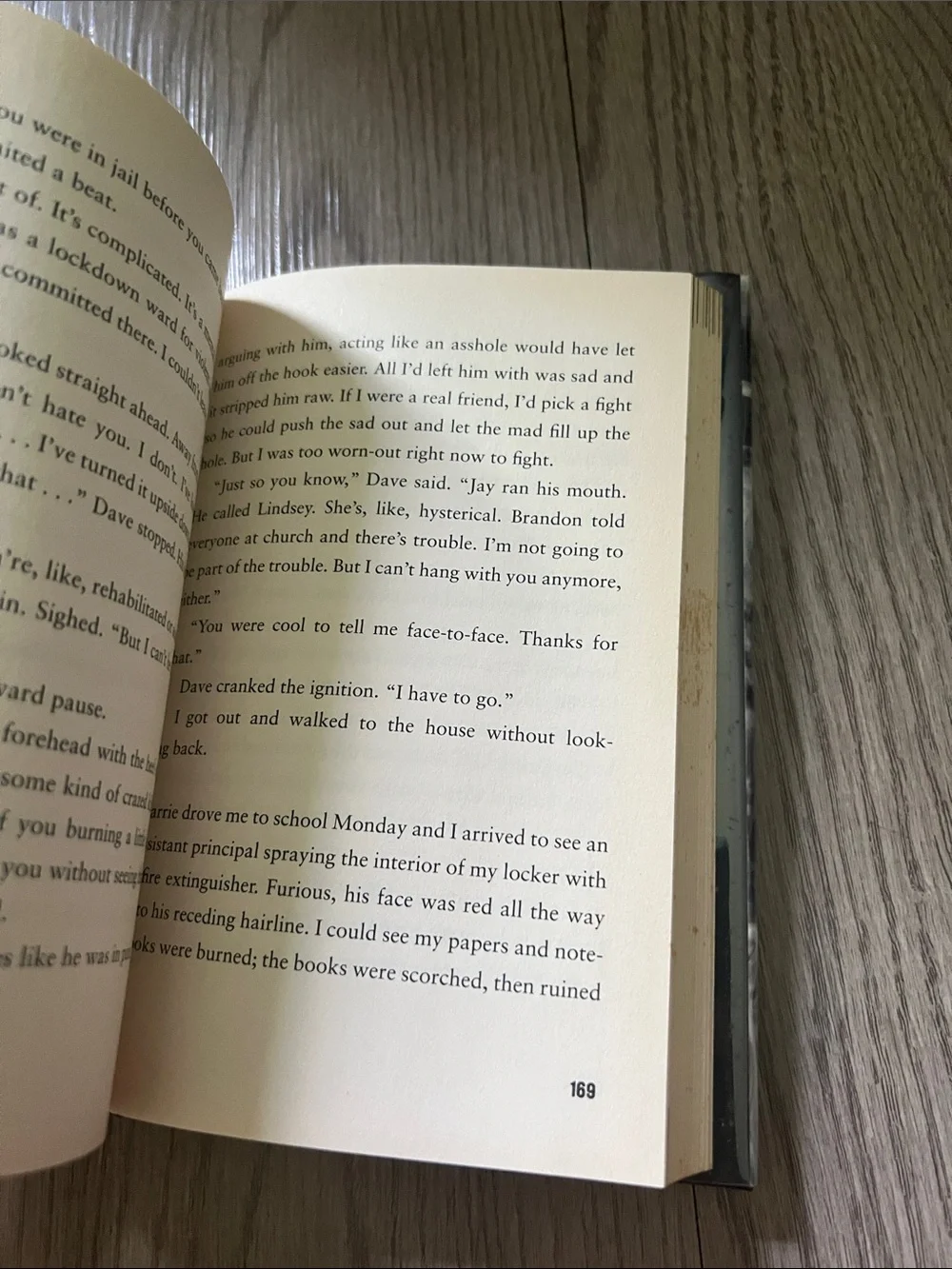 Right Behind You by Gail Giles - Dark Green & White Hardcover